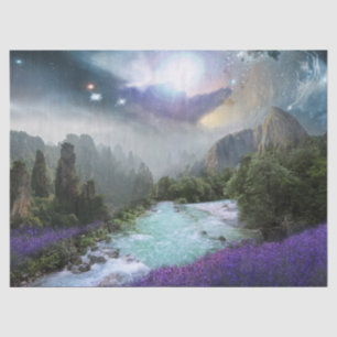 Papier Mousseline Imaginaire Rainforest paysage Pittoresque