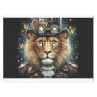 Imaginaire Steampunk Lion victorien Découpage