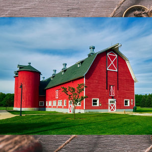 Papier Mousseline Impeccable, Photo Parfait Grange Rouge et Silo