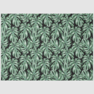 Papier Mousseline Impression d'animal tropical et série de verdure D