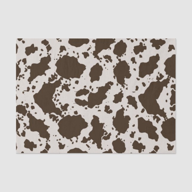 Papier Mousseline Impression de la vache   (Recto)