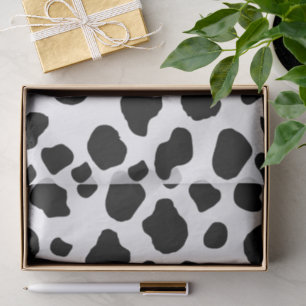 Papier Mousseline Impression De Vache, Motif De Vache, Spots De Vach