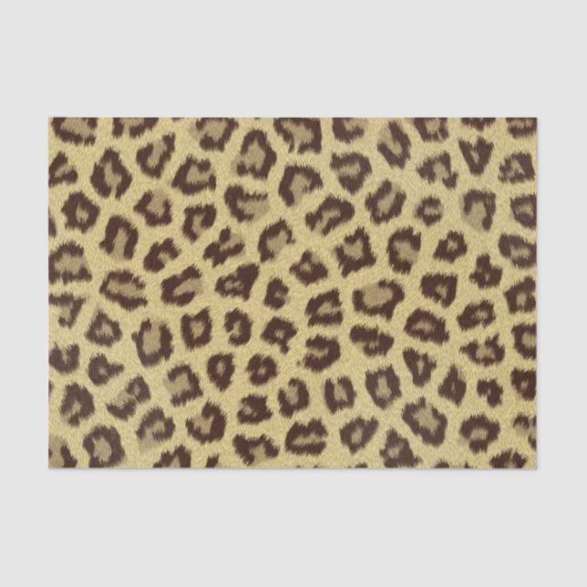Papier Mousseline Imprimer Leopard / Cheetah (Recto)