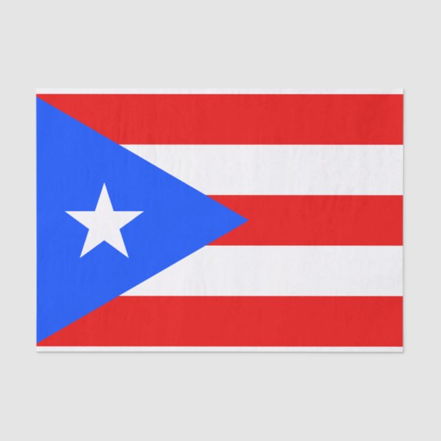 Papier Mousseline Indicateur Porto Rico (Recto)