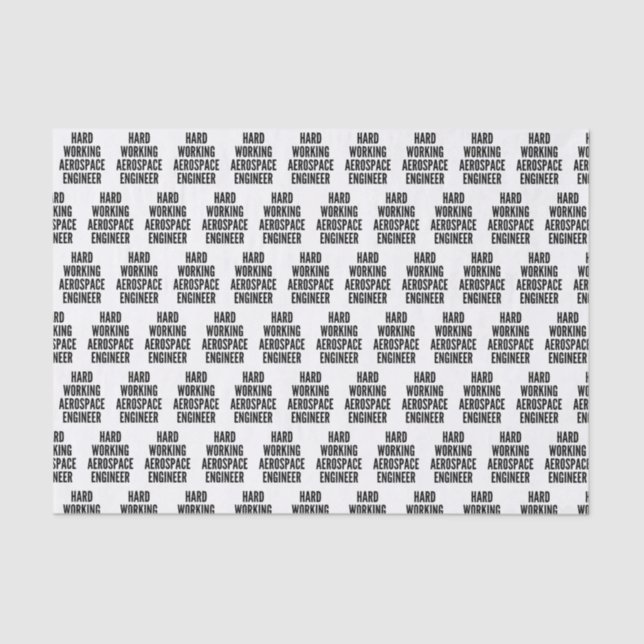 Papier Mousseline Ingénieur aérospatial en service (Recto)