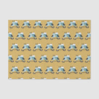Inséparables d'hiver mignons Motif illustré