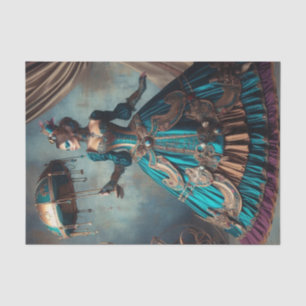 Papier Mousseline Interprète de cirque Steampunk Vintage dame victor