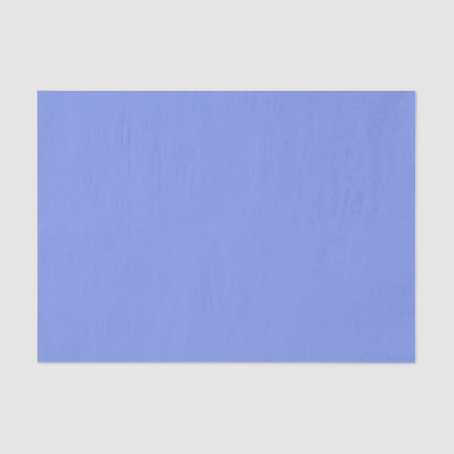 Papier Mousseline Iris cosmique couleur uni pastel bleu violet (Recto)