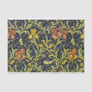 Papier Mousseline Iris William Morris Motif Tissus Papier papier