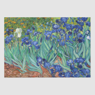 Papier Mousseline Irises Vincent van Gogh Fleurs Peinture Art