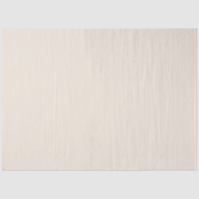 Papier Mousseline Ivoire beige crème solide (Recto)