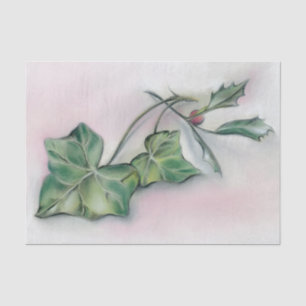 Papier Mousseline Ivy et Holly Christmas