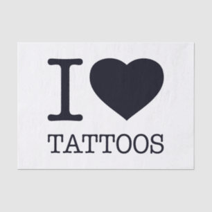 PAPIER MOUSSELINE J'ADORE LES TATTOOS