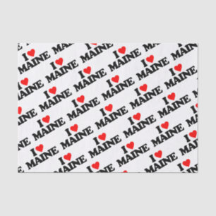 PAPIER MOUSSELINE J'AIME LE MAINE