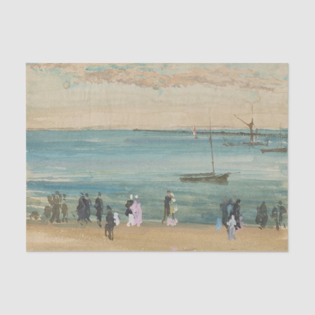 Papier Mousseline James Whistler - Southend Pier (Recto)