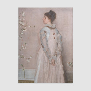 Papier Mousseline James Whistler - Symphonie en couleur chair et ros