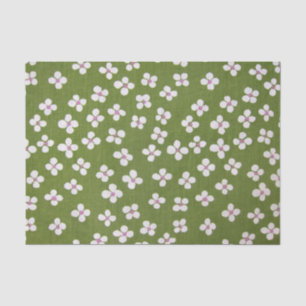 Papier Mousseline Japonais KIMONO Textile, Floret Motif