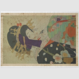 Papier Mousseline Japonaise Kimono Woodblock Imprimer Style Ukiyo