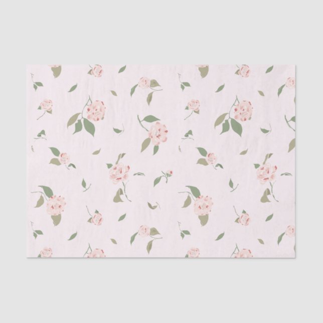 Papier Mousseline Jardin de Camellia (Recto)