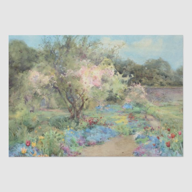 Papier Mousseline Jardin de Kilmurry (par Mildred Anne Butler) (Recto)