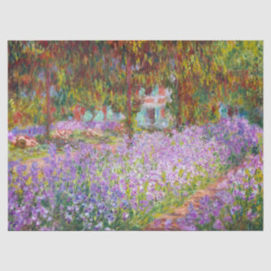 Papier Mousseline Jardin de l'artiste à Giverny par Claude Monet