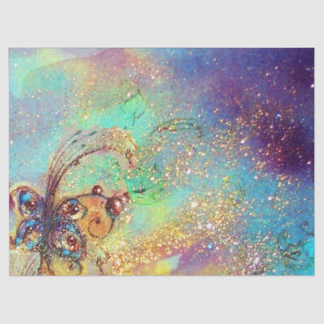 PAPIER MOUSSELINE JARDIN DES OMBRES PERDUES /MAGIE PLANTE DE BOUTEIL (Recto)