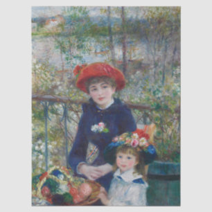 Papier Mousseline Jardin Paysager des Sœurs Renoir dans un Style Cot