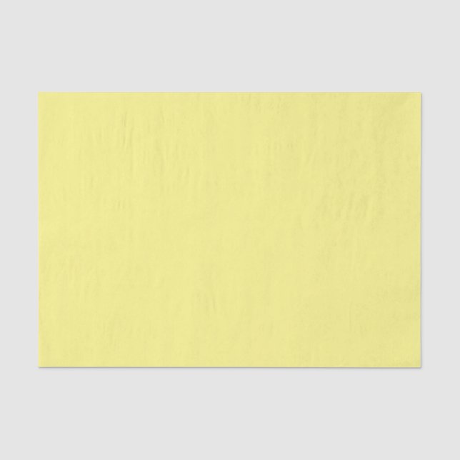Papier Mousseline jaune citron, couleur solide, (Recto)