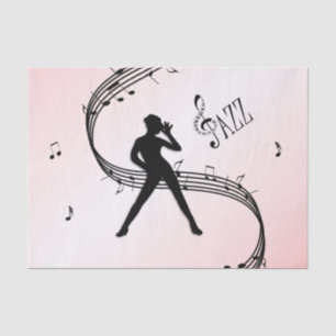 Papier Mousseline Jazz Dance Pink