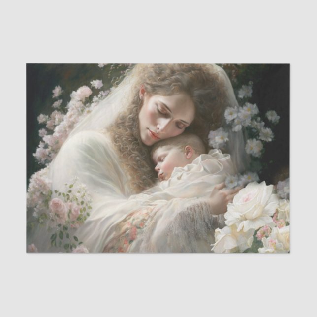 Papier Mousseline Je te retiens pour toujours (Recto)