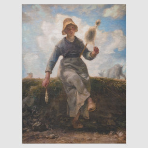 Papier Mousseline Jean-Francois Millet - La fillette