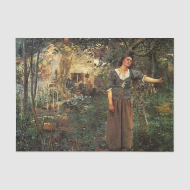 Papier Mousseline Jeanne d'Arc par Jules Bastien-Lepage (Recto)
