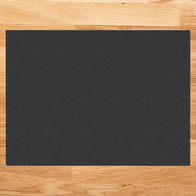 Papier Mousseline Jet noir couleur solide (Créateur téléchargé)