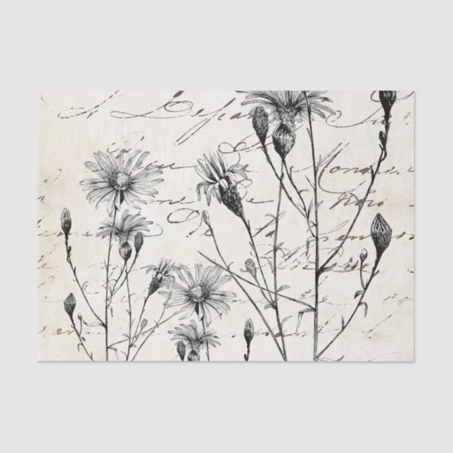 Papier Mousseline Jeu de découpage de libellules de Fleur sauvage de (Recto)