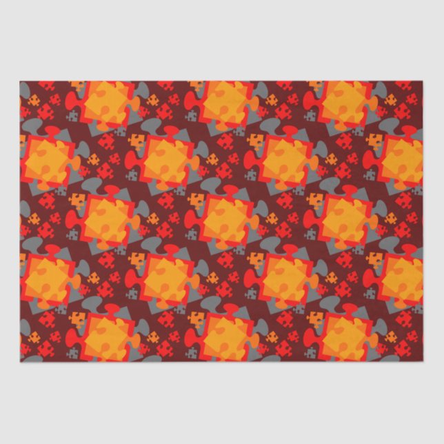 Papier Mousseline Jigsaw Jumble (Recto)