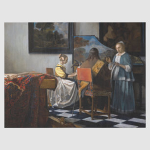 Papier Mousseline Johannes Vermeer - Le Concert
