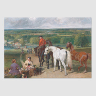 Papier Mousseline John Frederick Herring | Exercising Royal Horses