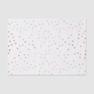 Papier Mousseline Joli aquarelle Unicorn rose et Rose or Accents
