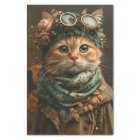 Joli Chat Steampunk Tenue Fantaisiste AY1 Découpag