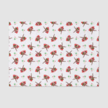 Joli Festif Rouge Kasky Reindeer de Noël