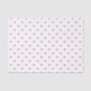 Papier Mousseline Joli motif de landaine rose pour bébé