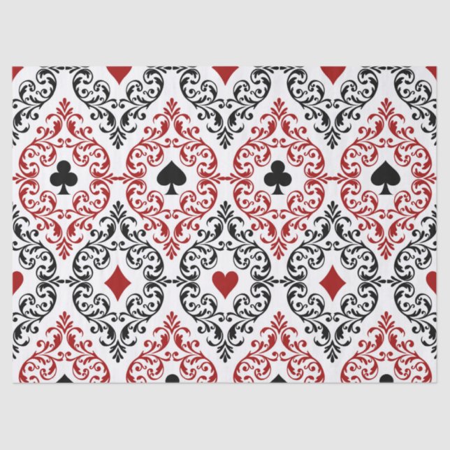 Papier Mousseline Jouer des combinaisons de cartes et faire défiler  (Recto)