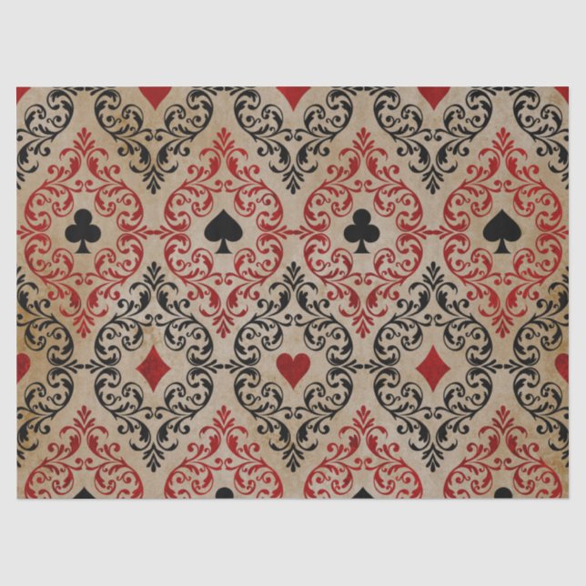 Papier Mousseline Jouer des combinaisons de cartes et faire défiler  (Recto)