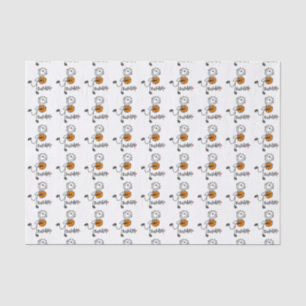 Papier Mousseline Joueur de basketball de base Figure Stick