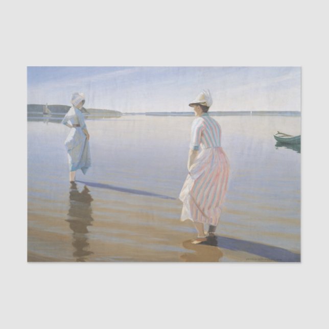 Papier Mousseline Jour d'été par Harald Slott-Moller (Recto)