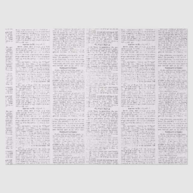 Papier Mousseline Journal Tissue (Recto)