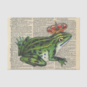 Papier Mousseline Journal vintage avec la page de découpage King Fro
