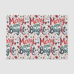 Papier Mousseline Joyeuse et brillante couleur Festif Typographie ré