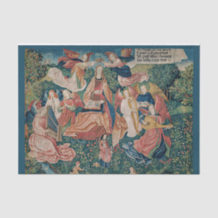 Papier Mousseline Joyeuse vie dans Paradise Garden Tapisserie médiév