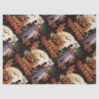 Papier Mousseline Joyeux Halloween